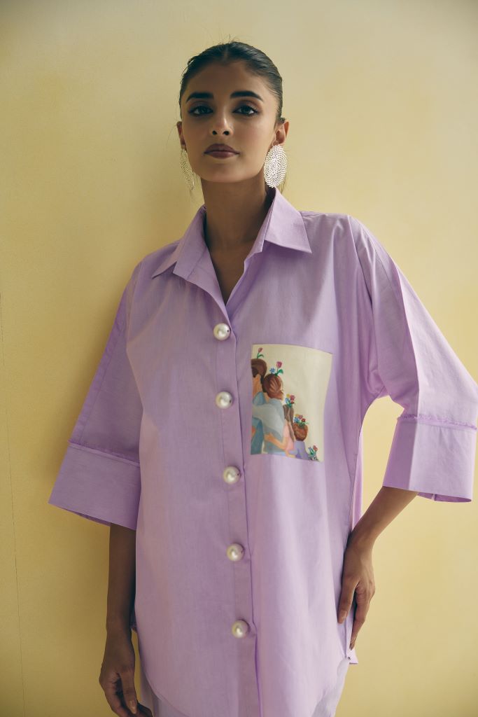 La Familia Pearl Button Co-ord Set