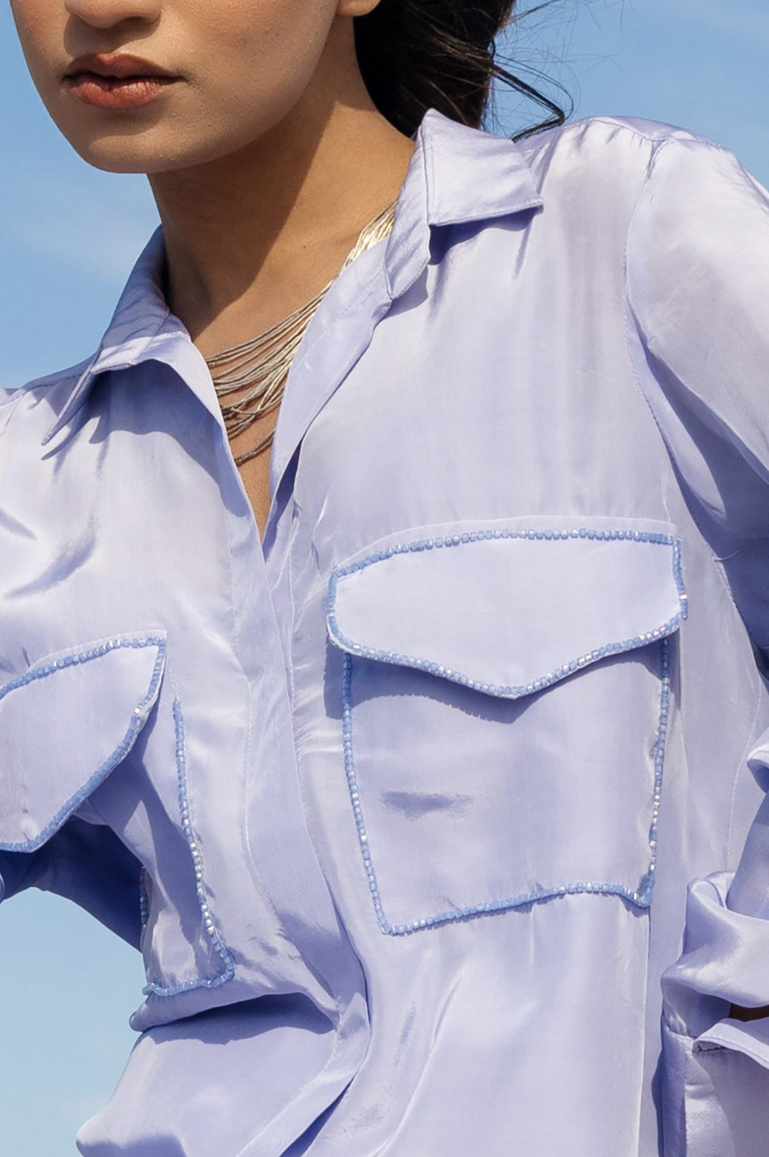 Outlined Placket - Co-ord Set