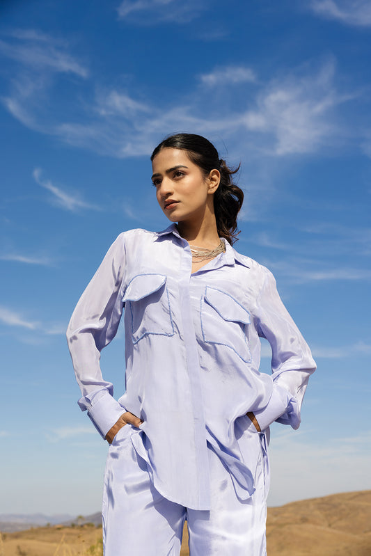 Outlined Placket - Co-ord Set