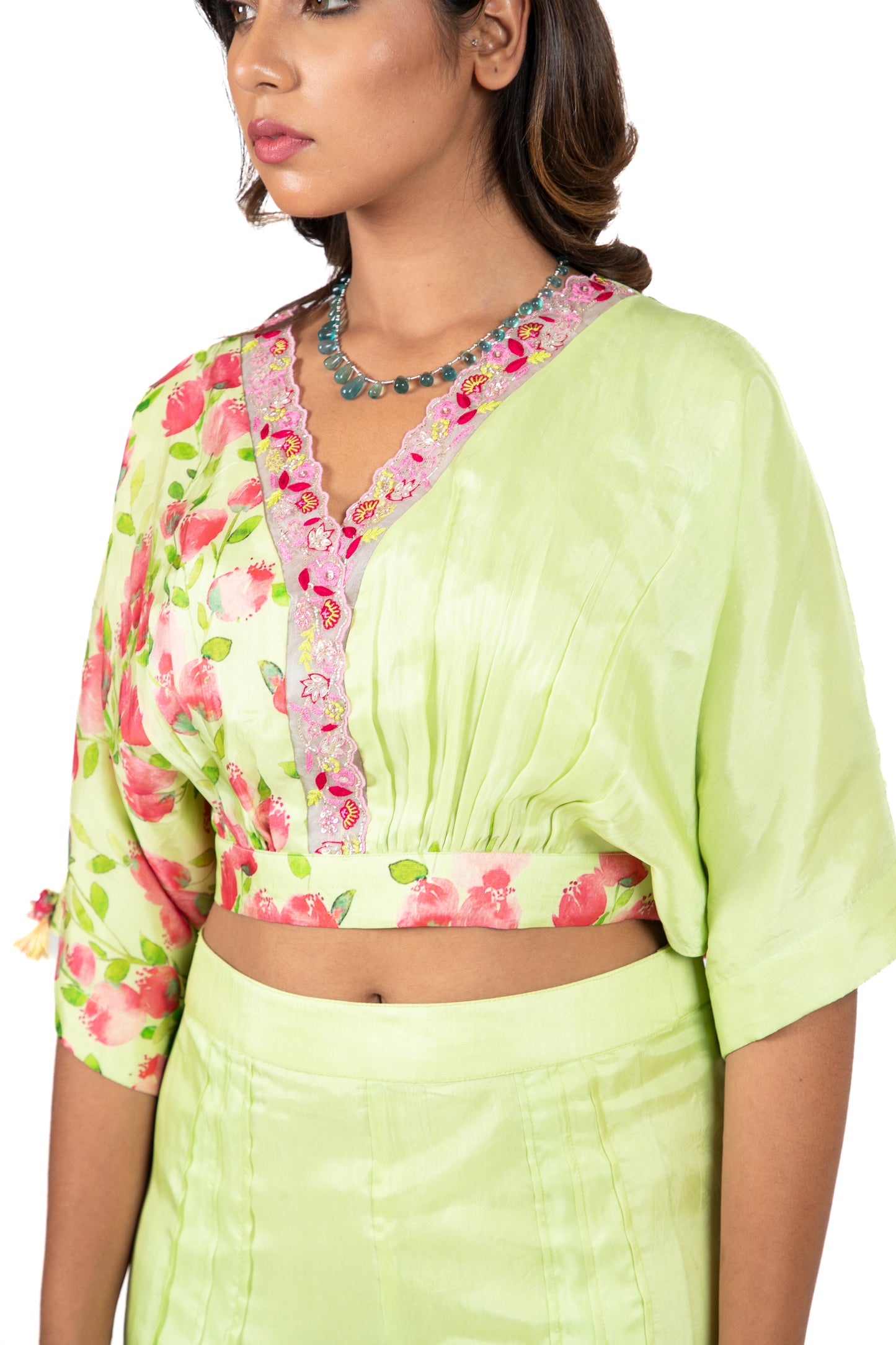 Rose Binge Kimono - Palazzo Set