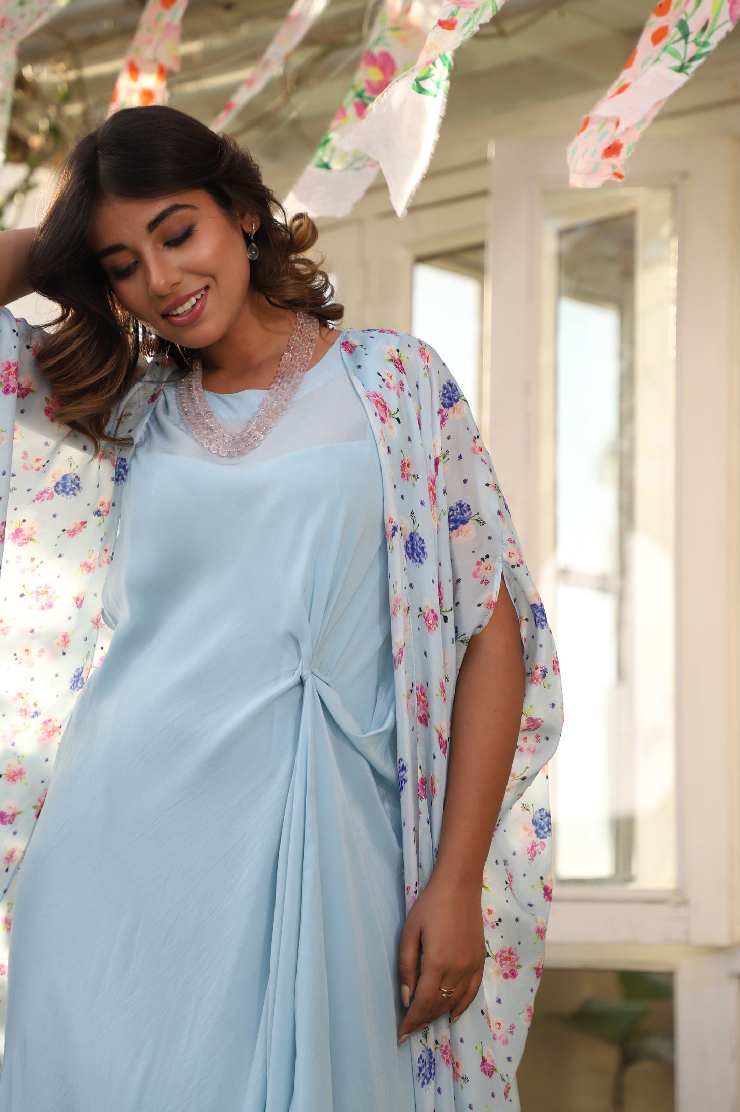 Daisy Spring Side Knot Drape - Dress